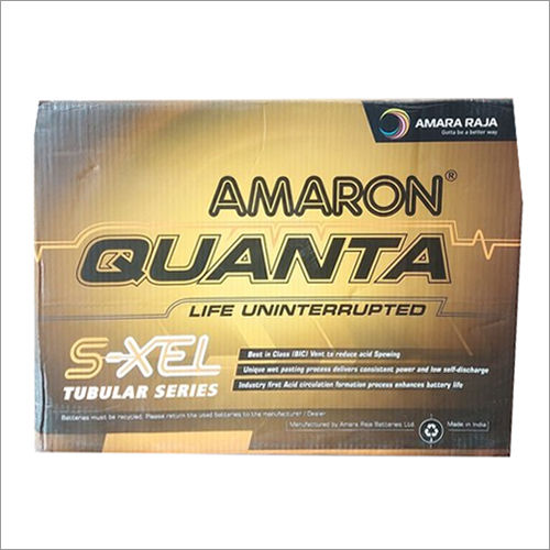 S-xel Tubular Series Amaron Quanta Battery Sealed Type: Sealed