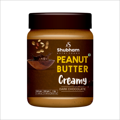 Creamy Dark Chocolate Peanut Butter - 350gm Jar, Contains Peanuts and Soya | Rich Flavor, Exotic Aroma, Hygienically Processed, Longer Shelf Life