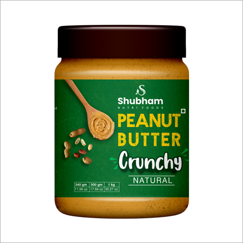 Crunchy Natural Peanut Butter - 350gm Jar | Unsalted Flavor, Cholesterol Free, Healthy Source of Protein & Fats, Contains Natural Ingredients