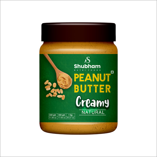 Creamy Natural Peanut Butter - 350gm Unsalted Jar | Flavor: Original, Dietary Fiber: 3g, Contains Peanut, Versatile for Recipes