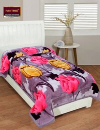Printed Single Bed Super Soft Mink Blankets