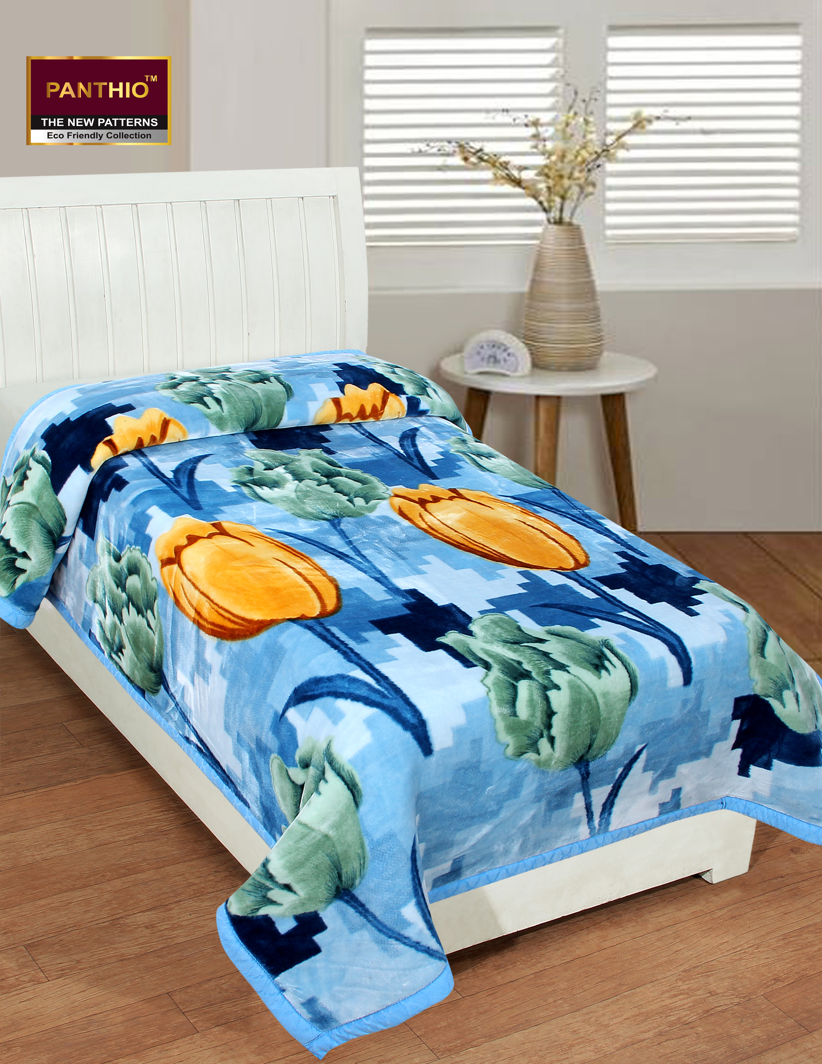 Printed Single Bed Super Soft Mink Blankets