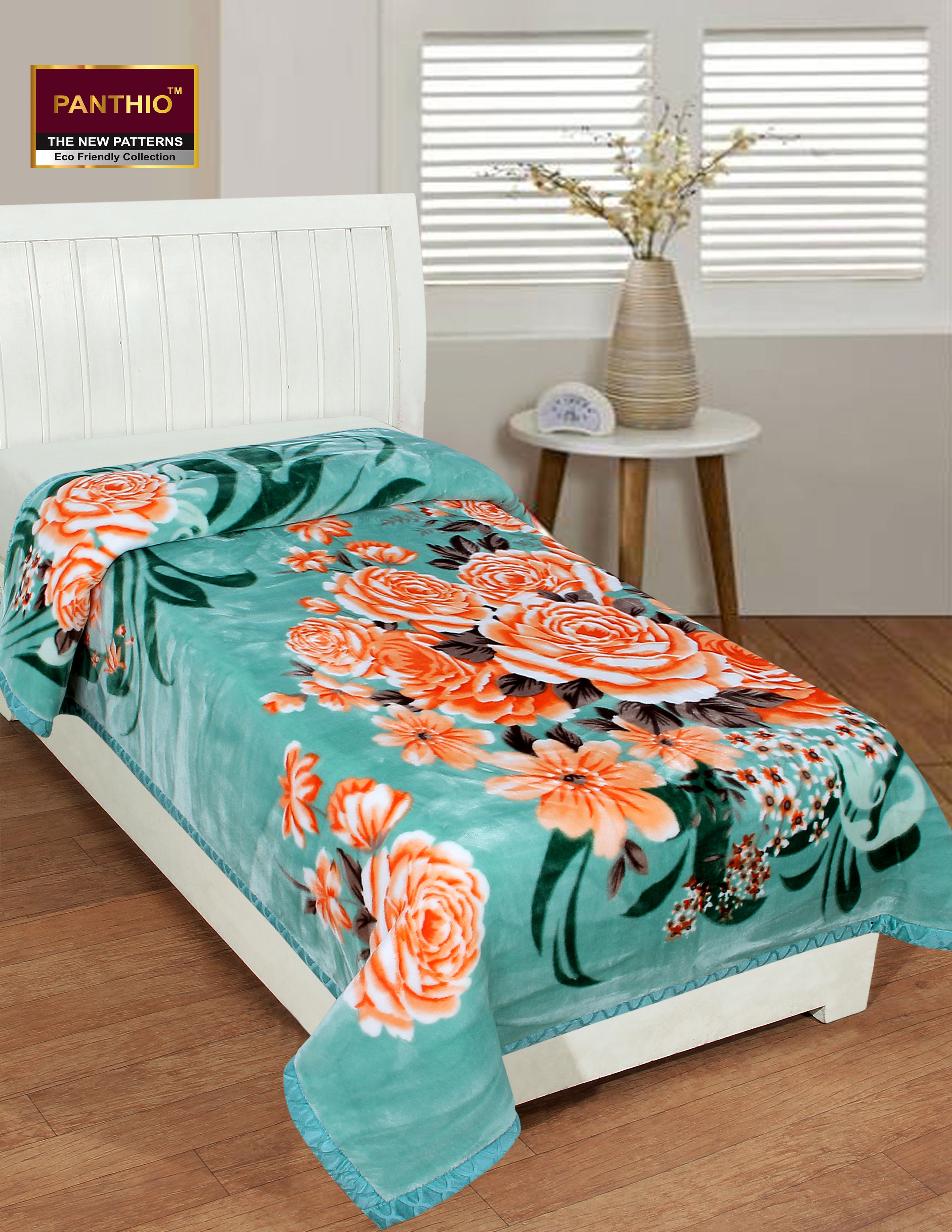 Printed Single Bed Super Soft Mink Blankets