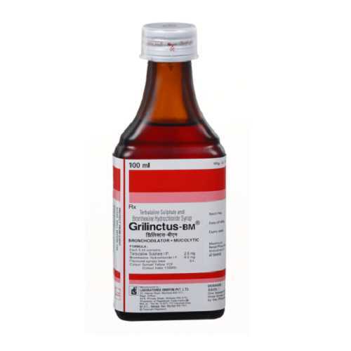 Terbutaline  Bromhexine Syrup Specific Drug