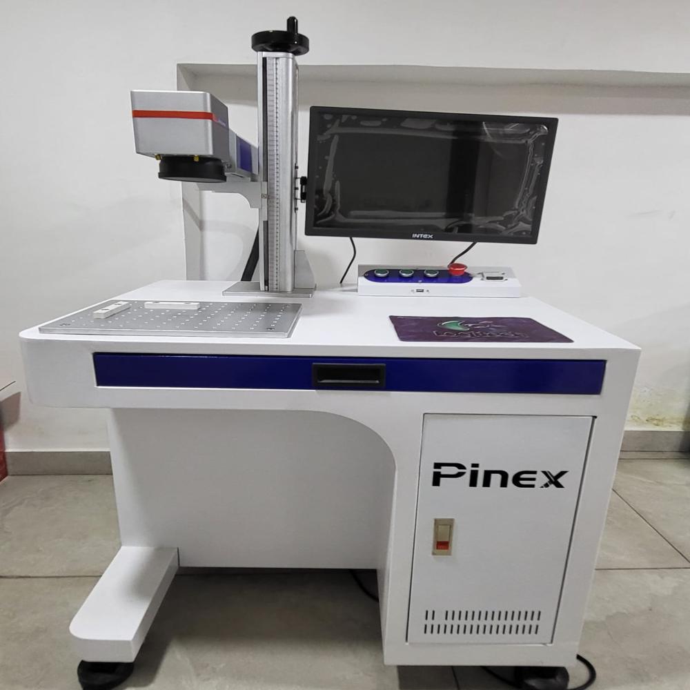 Laser Hallmarking Machine - Color: White