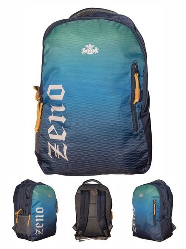 Zeno School Backpack- Red and Blue