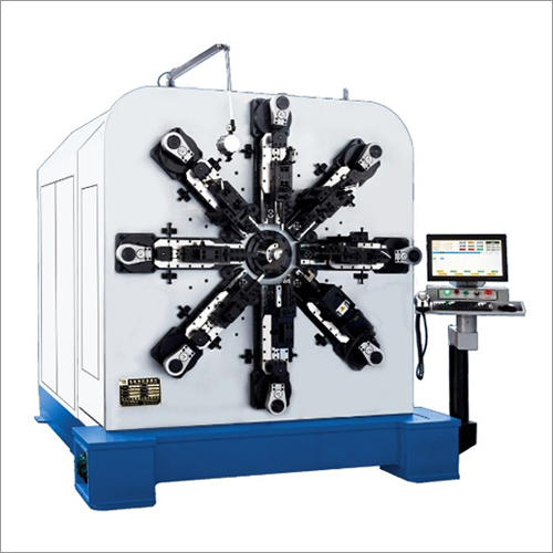 12 Axis CNC Spring Camless Machine