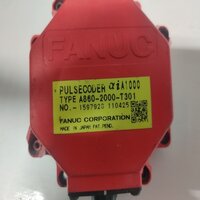 FANUC A860-2000-T301 ALPHA A1000I PULSE CODER ABSOLUTE PULSE CODER WITH OLDHAM COUPLING