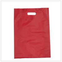 D Cut Hdpe Red Bag