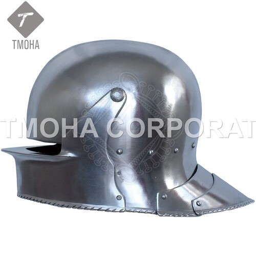 Medieval Armor Helmet Helmet Knight Helmet Crusader Helmet Ancient Helmet Traditional Sallet 1480-90 AH0464