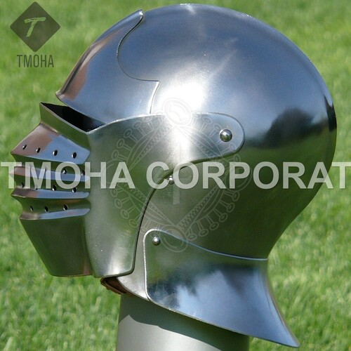 Medieval Armor Helmet Helmet Knight Helmet Crusader Helmet Ancient Helmet Bellows face visored sallet w optional bevor 16th century AH0475