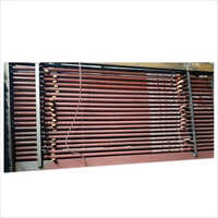 Carbon Steel Economiser Coil - Color: Dark Red