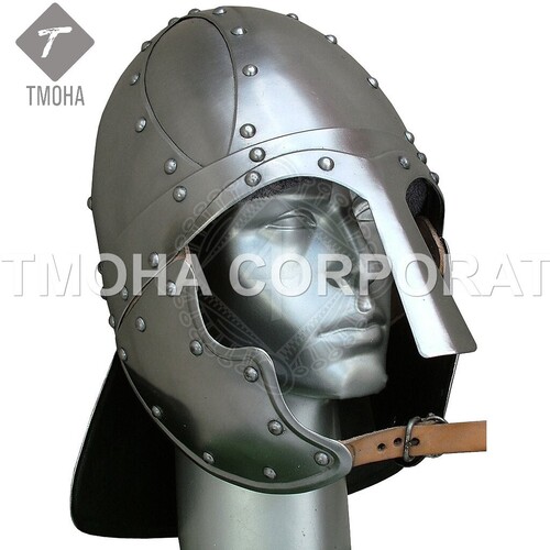 Medieval Armor Helmet Helmet Knight Helmet Crusader Helmet Ancient Helmet Viking helmet with cheek plates AH0483