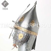 Iron Medieval Armor Helmet Knight Helmet Crusader Helmet Ancient Helmet Lobster-tailed Pot Helmet Germany 2nd Half Of 16th Ah0493