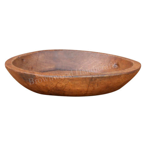 Mango Wood Large Serving Bowls Size: 13 X 13 X 2.5 Inch