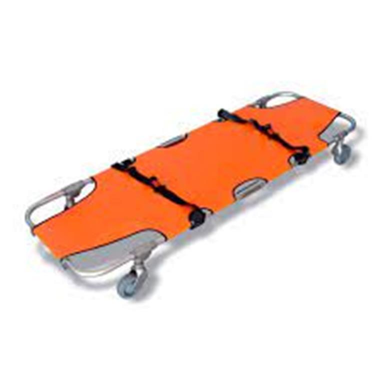 Emergency foldable rescue stretcher