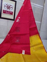 kanjivaram soft silk handwoven silk saree