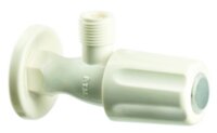 Ptmt Angle Cock Pvc White