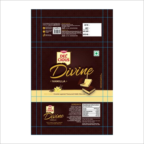 Delicious Divine Vanilla Printed Packaging Pouch