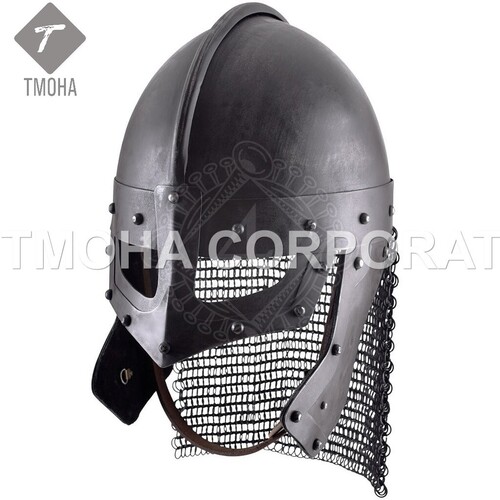 Medieval Armor Helmet Knight Helmet Crusader Helmet Ancient Helmet Raven Helmet burnished AH0517