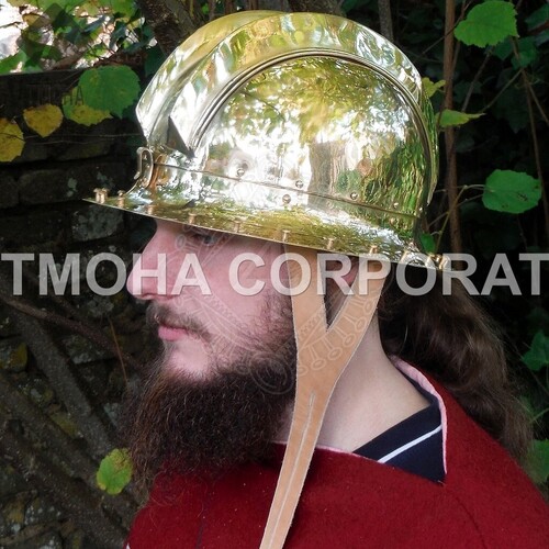 Medieval Armor Helmet Knight Helmet Crusader Helmet Ancient Helmet Double ridge helmet Kleinklein Hallstatt culture AH0531