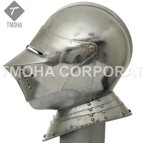 Medieval Armor Helmet Knight Helmet Crusader Helmet Ancient Helmet Visor helmet about 1380 AH0548