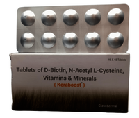 Biotin Calcium pantothenate Copper Manganese Selenium Zinc Folic acid N-acetylcysteine Tablet