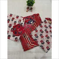 Ladies Cotton Kurti And Pant Set