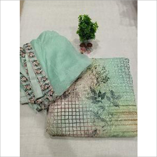 Ladies Designer Unstitched Suit