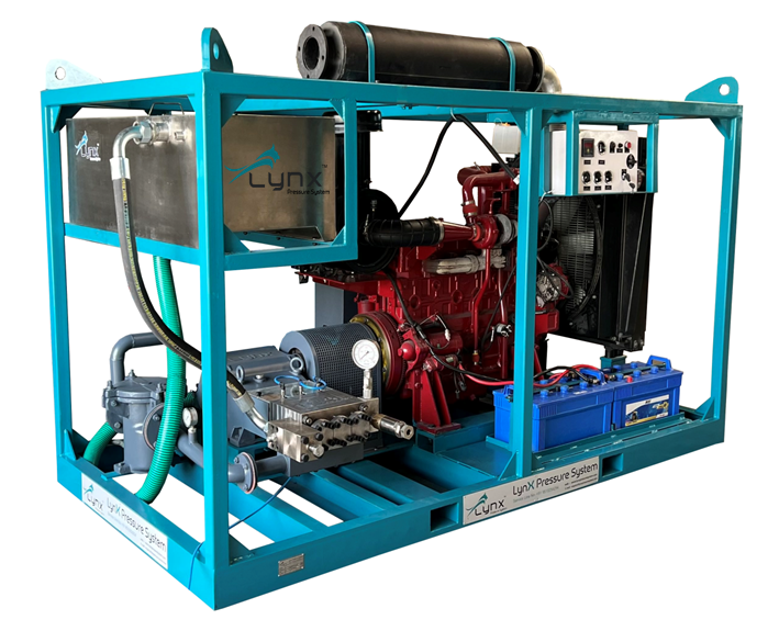 Engine Operated High Pressure Waterjet Pump