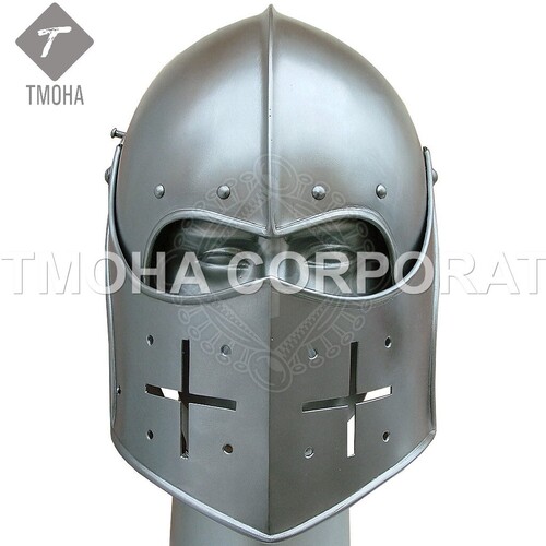 Medieval Armor Helmet Knight Helmet Crusader Helmet Ancient Helmet Close visored helmet AH0553