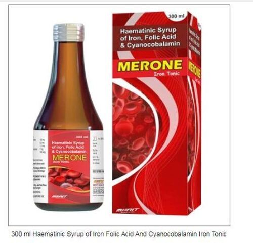 Haematinic Syrup of Iron Folic Acid And Cyanocobalamin Iron Tonic