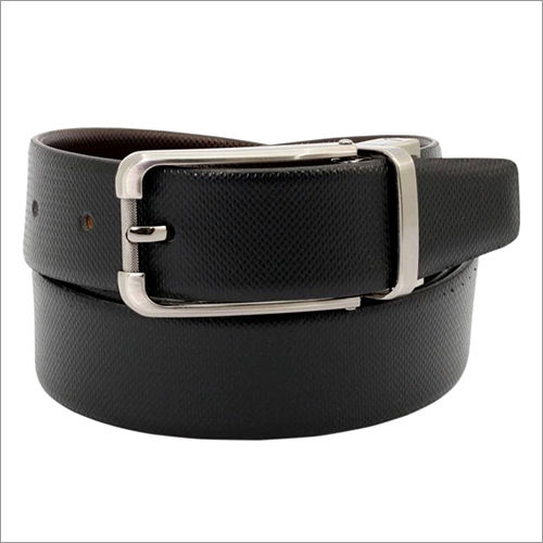 Mens Black Leather Belt