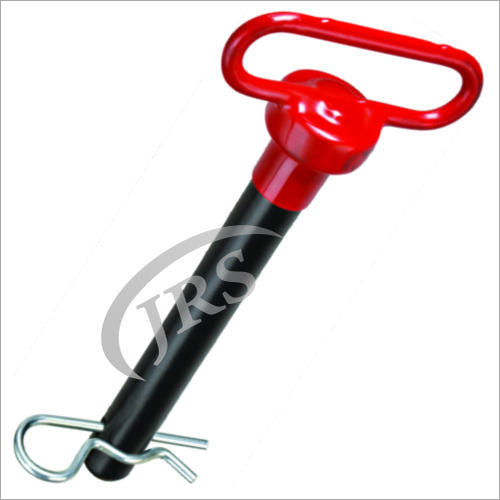 Red Handle Hitch Pin With Hair Pin