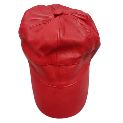 Red Leather Cap