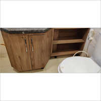 Bathroom Vanity In Wooden Laminate