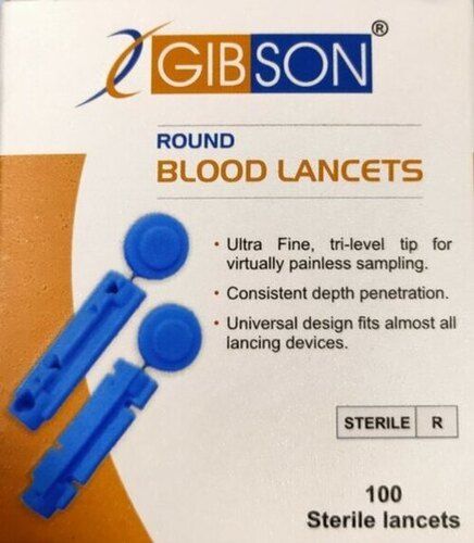 Blood lancet round 100N