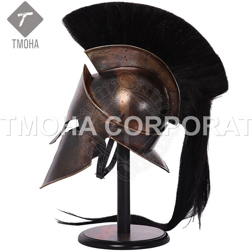 Medieval Armor Helmet Knight Helmet Crusader Helmet Ancient Helmet Corinthian helmet with plume AH0572