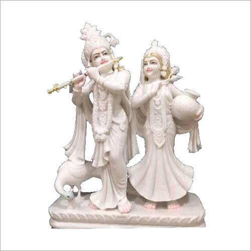 Durable Marble Radha And Krishna Statue