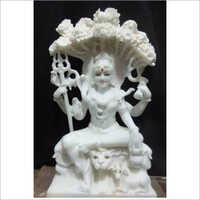 Easy To Clean Marble Shiva Statue White
