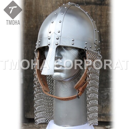 Medieval Armor Helmet Knight Helmet Crusader Helmet Ancient Helmet Nasal Helmet with conical bowl 13th century AH0577