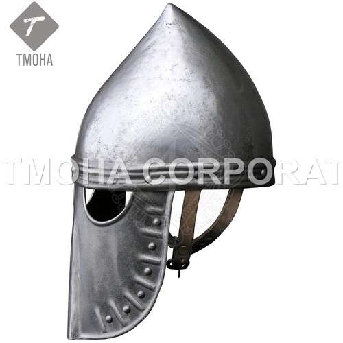 Medieval Armor Helmet Knight Helmet Crusader Helmet Ancient Helmet Late medieval helmet Spangenhelm with face plate AH0583