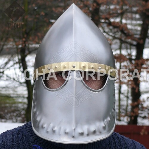 Medieval Armor Helmet Knight Helmet Crusader Helmet Ancient Helmet Norman helmet 2 AH0584