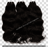 One Donor Soft Hair.south Indian Hot Selling Temple Human Hair Weaving.best Selling Hair