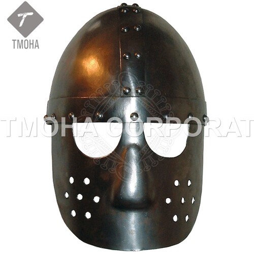 Medieval Armor Helmet Knight Helmet Crusader Helmet Ancient Helmet Dome-topped helmet with face guard Norman callote AH0598