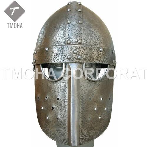 Medieval Armor Helmet Knight Helmet Crusader Helmet Ancient Helmet Viking-Norman helmet Trefoil cross AH0599