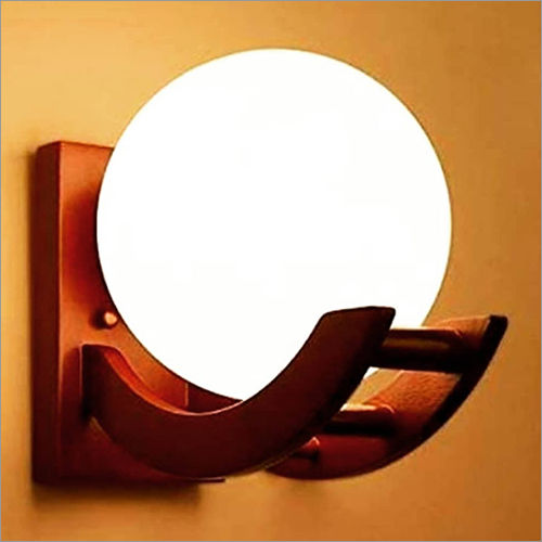 White Moon Shape Wall Lamp