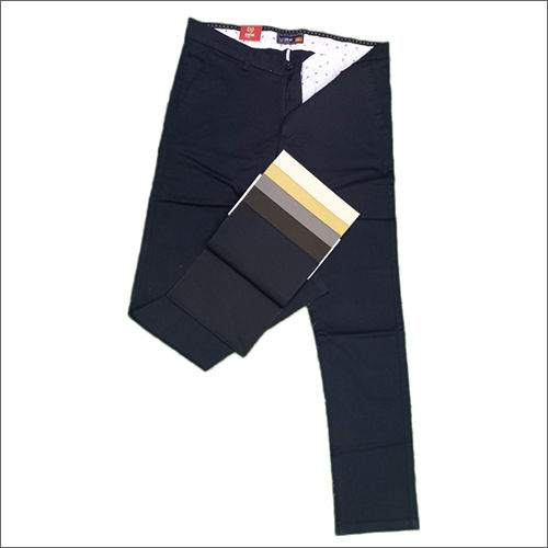 Multicolor Semi Hd Plain Trousers