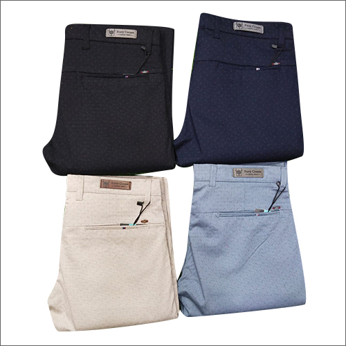 Semi HD Print Formal Trousers
