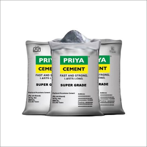 Priya Super Grade Cement - Manufactured Sand White Color | Expansive Refractory High Early Compressive Strength Alkali Aggregate Protection